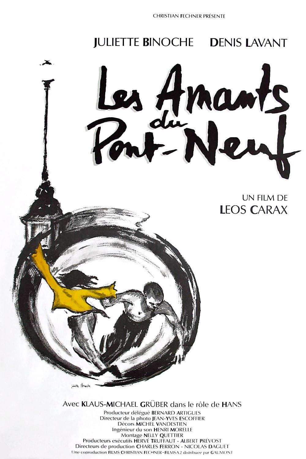 Les Amants du Pont Neuf affiche